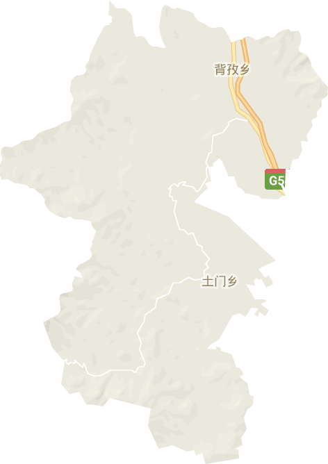 背孜乡电子地图