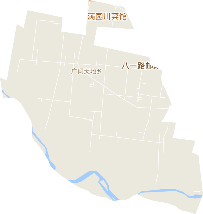 广阔天地乡电子地图