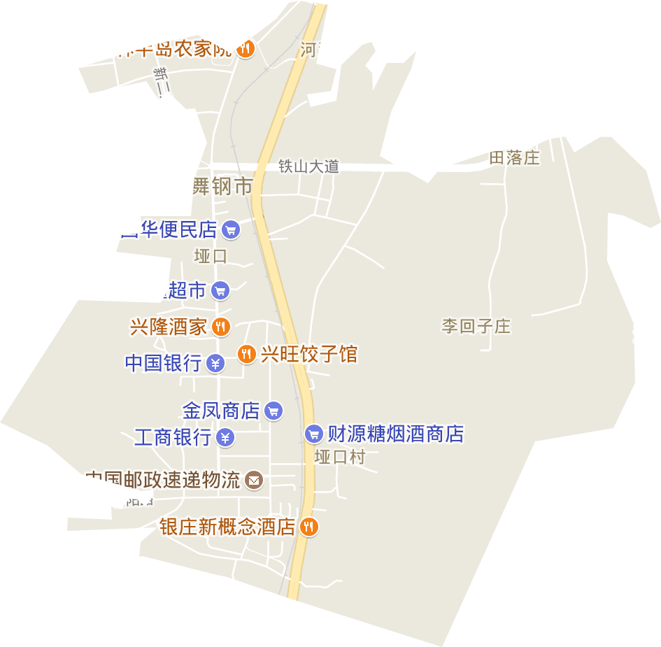 垭口街道电子地图