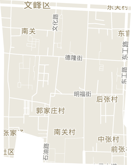 南关街道电子地图