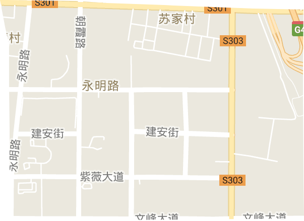 永明路街道电子地图