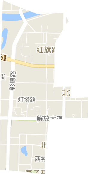 解放路街道电子地图