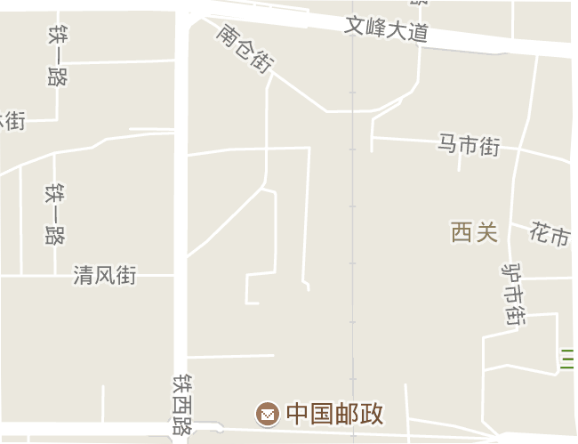 清风街街道电子地图