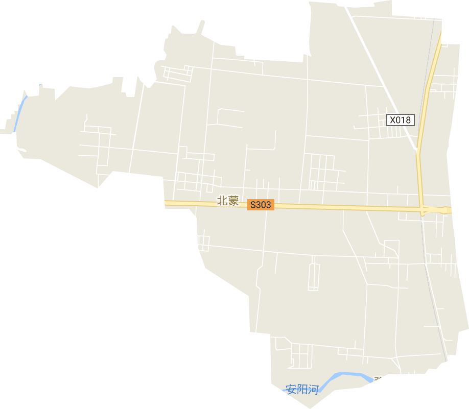 北蒙街道电子地图