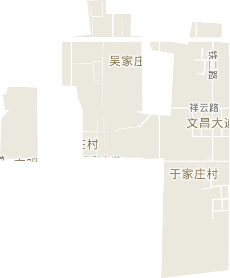 文明大道街道电子地图