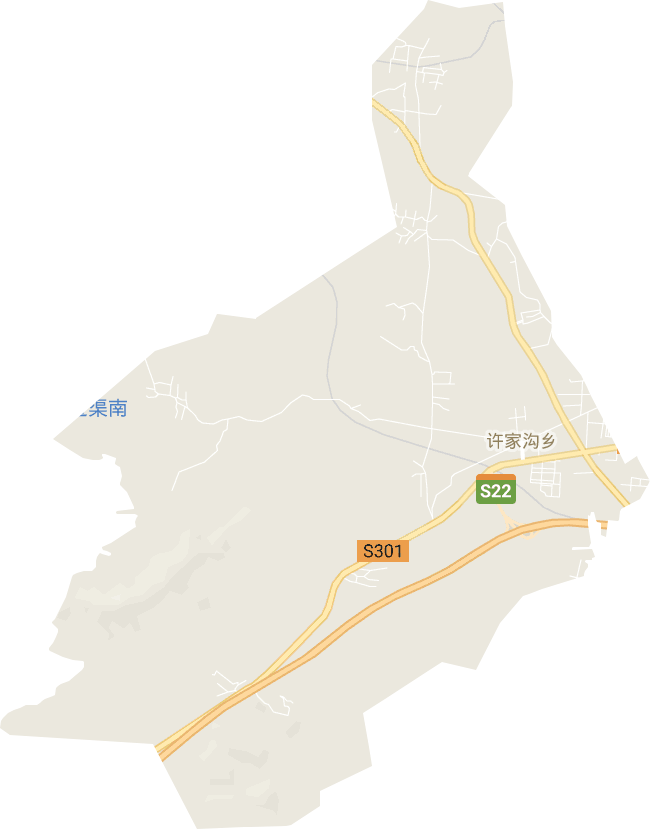 许家沟乡电子地图