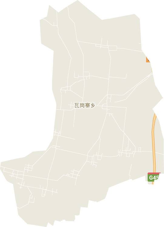 瓦岗寨乡电子地图