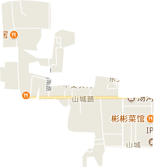山城路街道电子地图