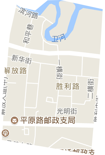 解放路街道电子地图