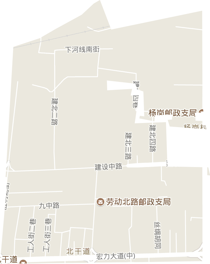 北干道街道电子地图