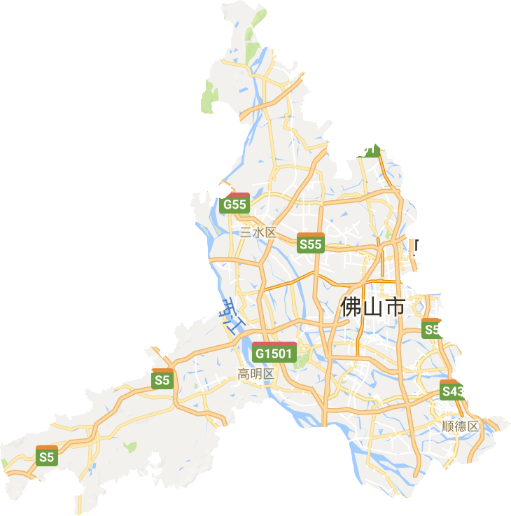佛山市电子地图