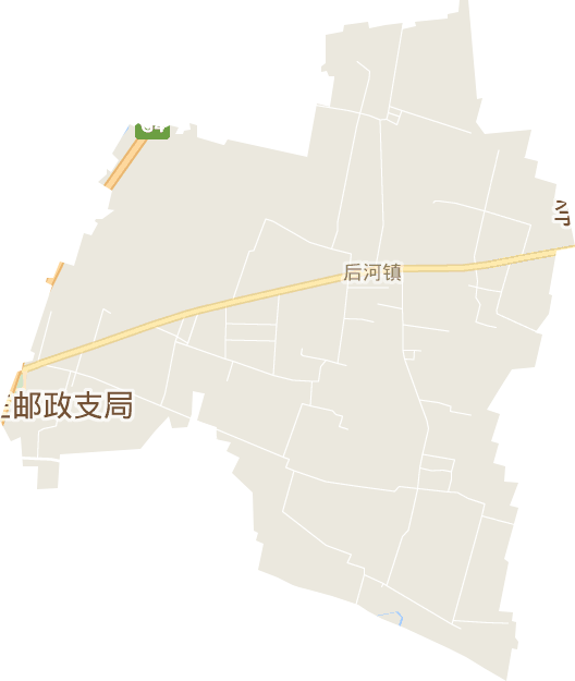 后河镇电子地图