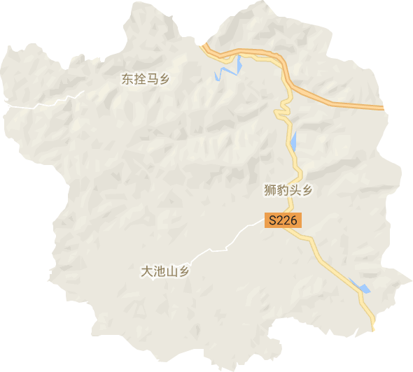 狮豹头乡电子地图