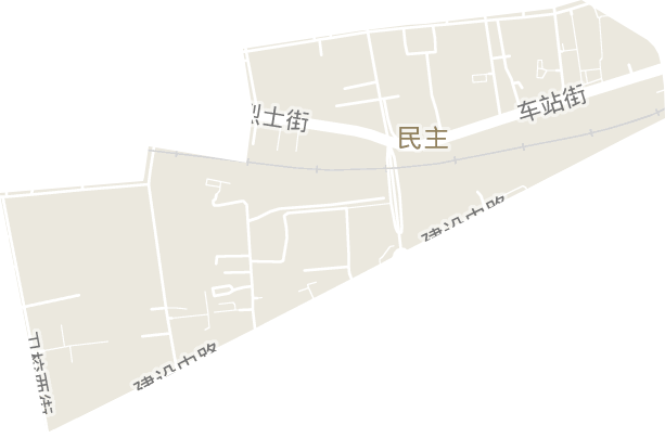 民主街道电子地图