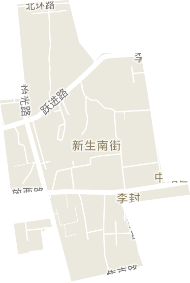 李封街道电子地图