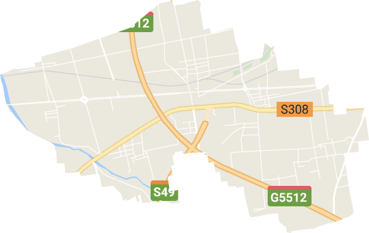 府城街道电子地图