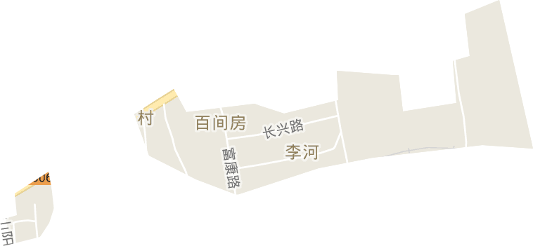 百间房街道电子地图