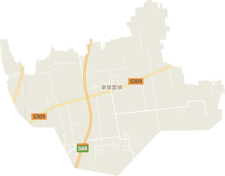 谢旗营镇电子地图
