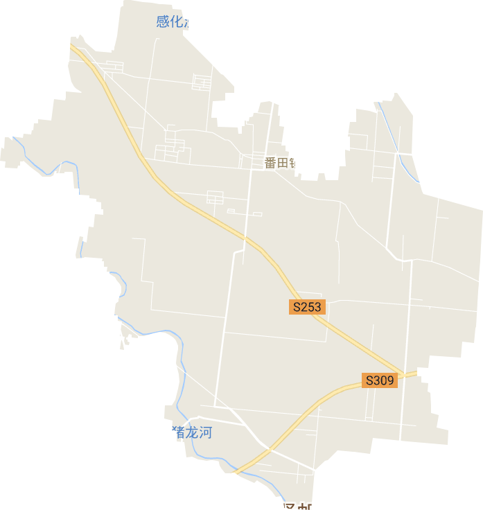番田镇电子地图