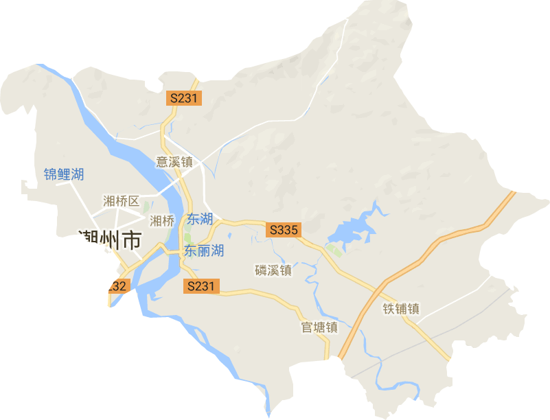 湘桥区电子地图