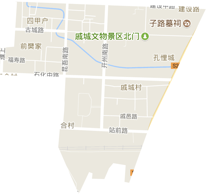 建设路街道电子地图