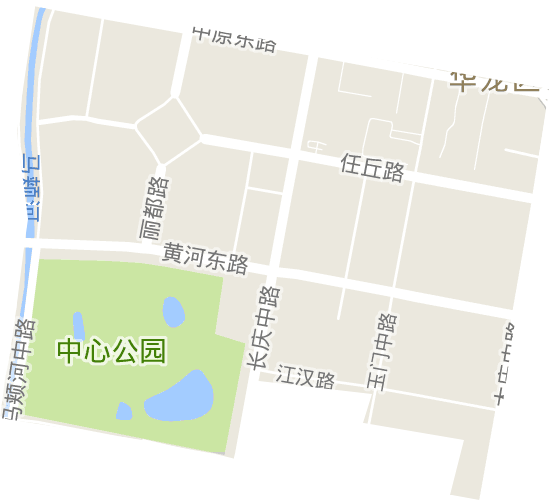 长庆路街道电子地图