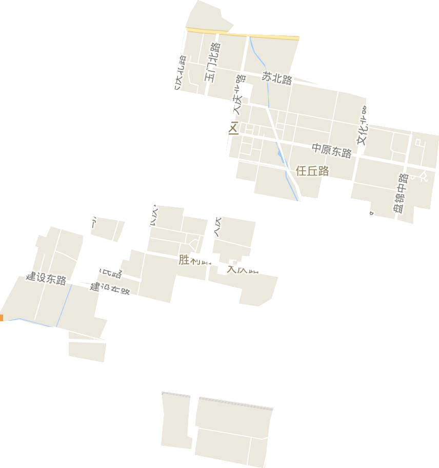 中原油田街道电子地图