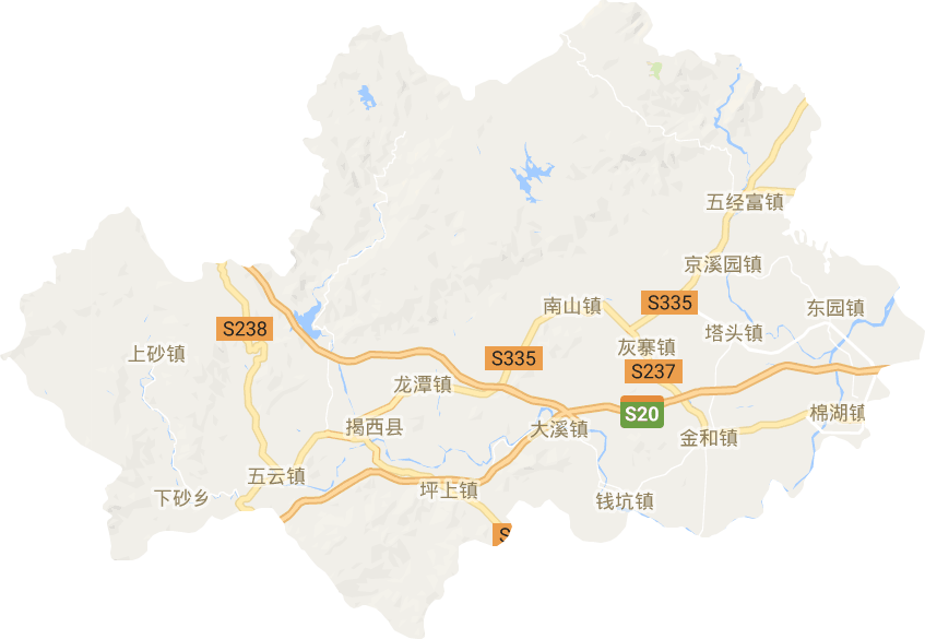 揭西县电子地图