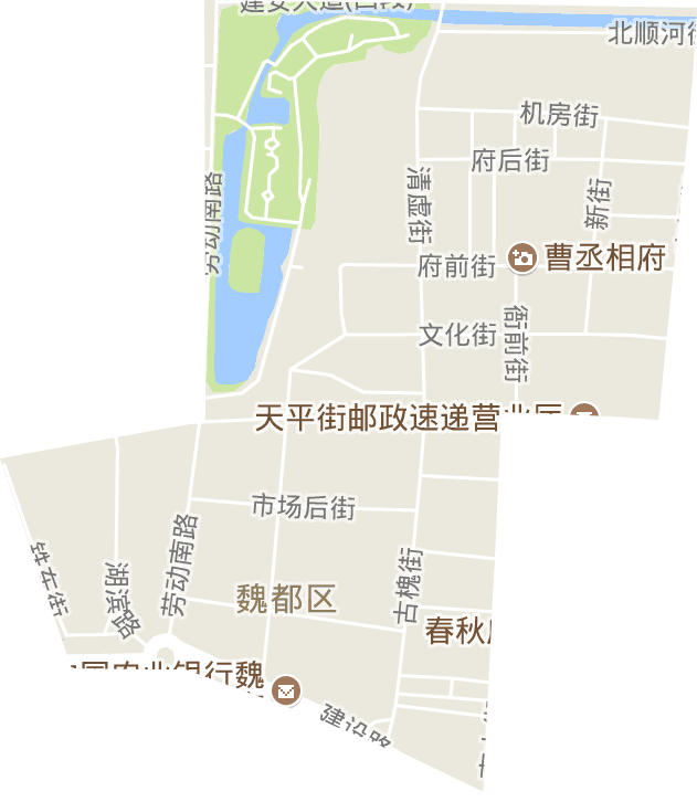 西大街道电子地图