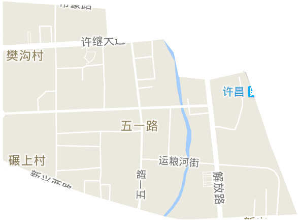 五一路街道电子地图