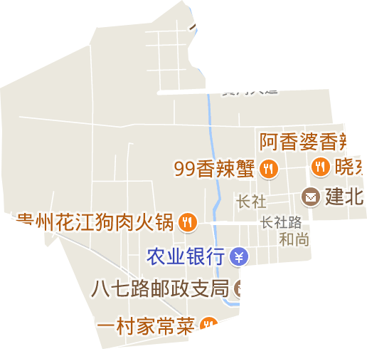 长社路街道电子地图