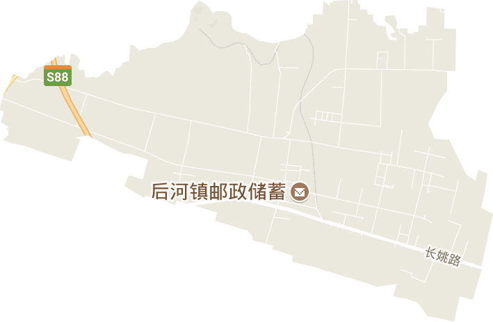 后河镇电子地图