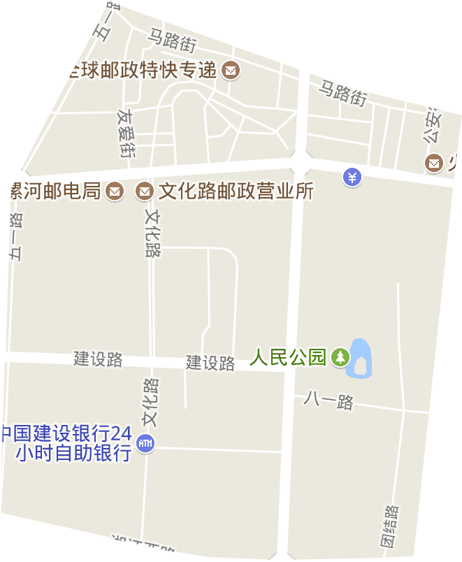 马路街街道电子地图