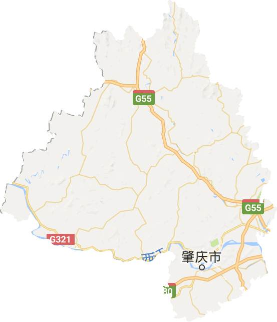 肇庆市电子地图