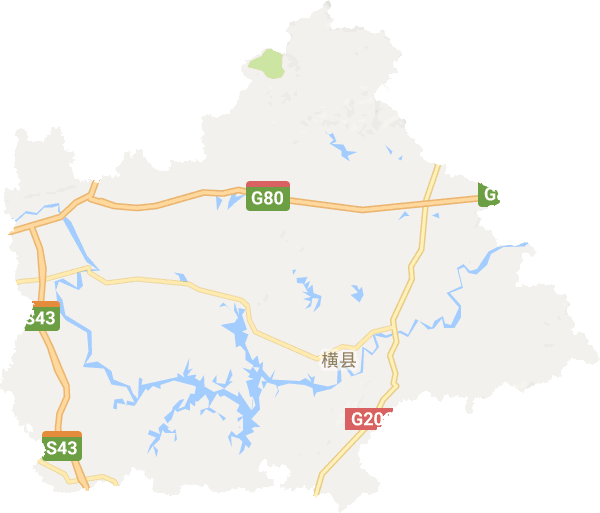横州市电子地图