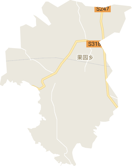 果园乡电子地图