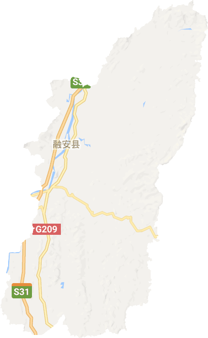 融安县电子地图