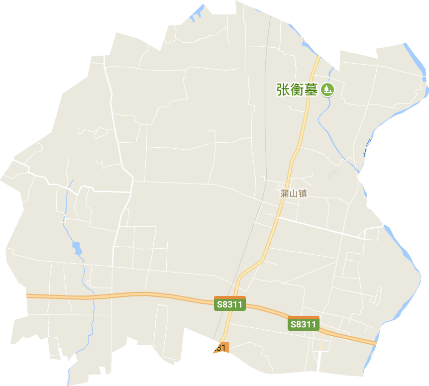 蒲山镇电子地图
