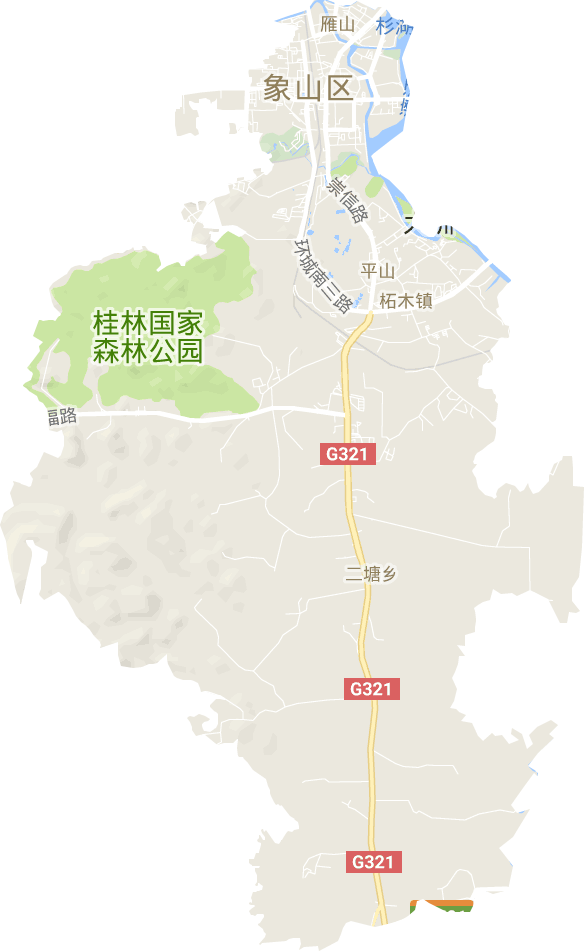 象山区电子地图