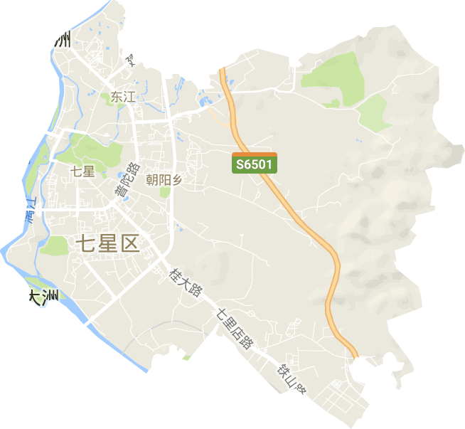 七星区电子地图