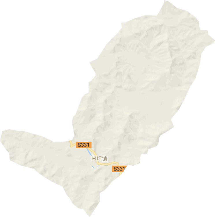 米坪镇电子地图