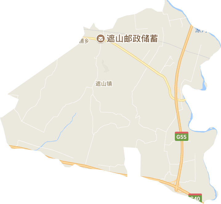 遮山镇电子地图