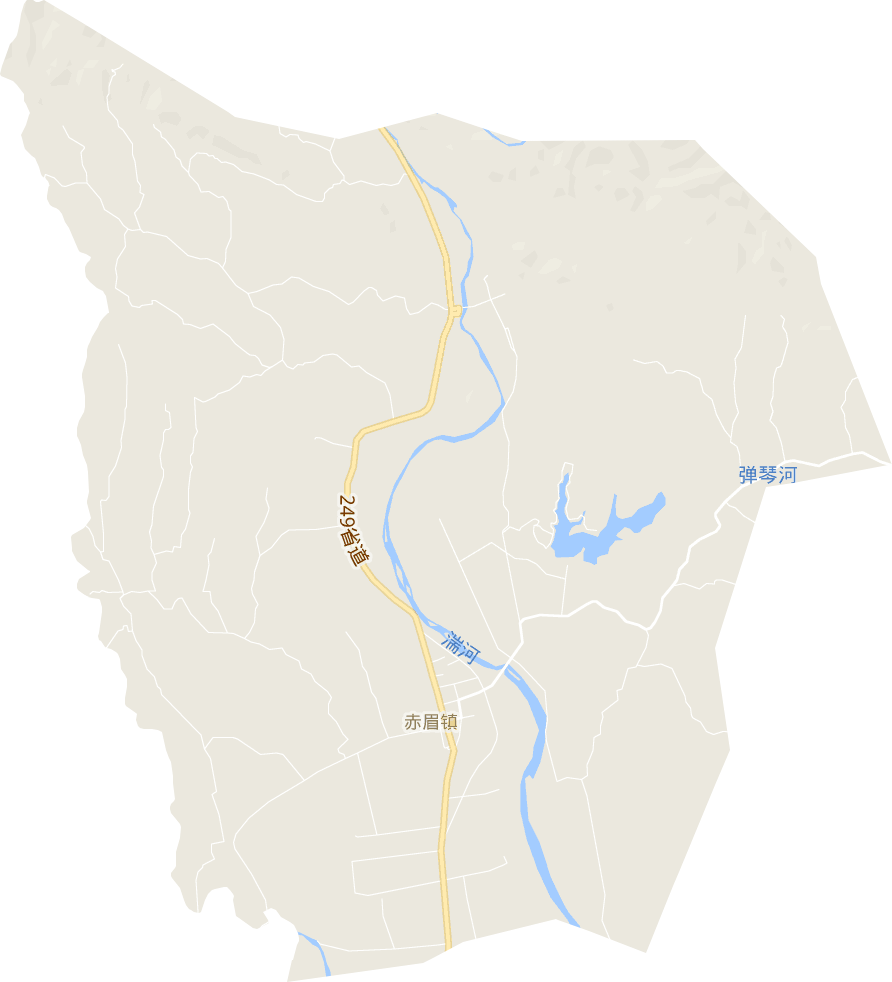 赤眉镇电子地图