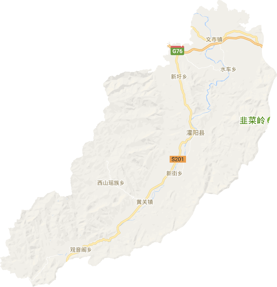 灌阳县电子地图