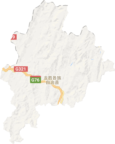 龙胜县电子地图