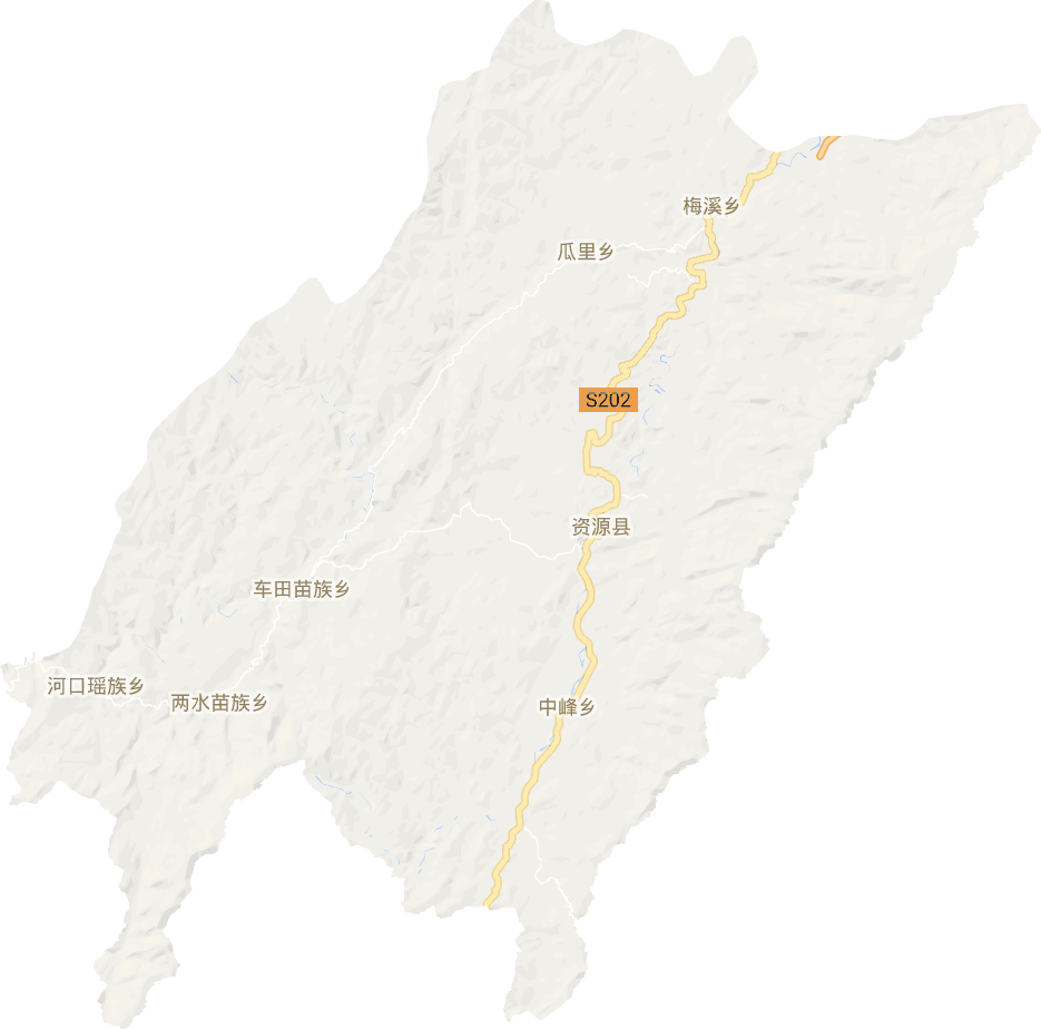 资源县电子地图