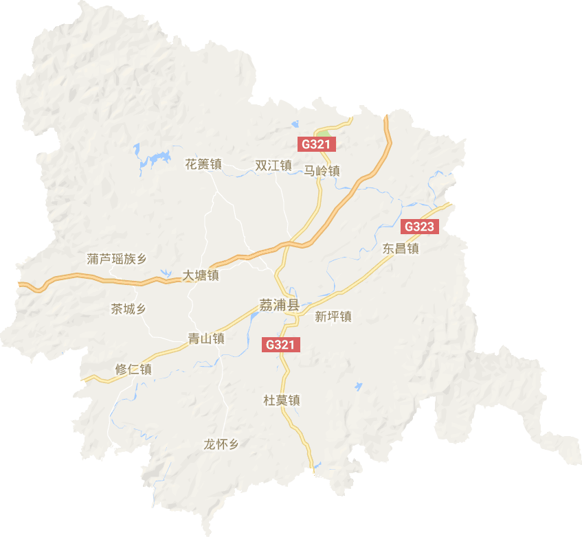 荔浦市电子地图