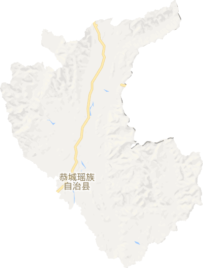 恭城县电子地图