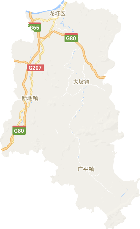 龙圩区电子地图