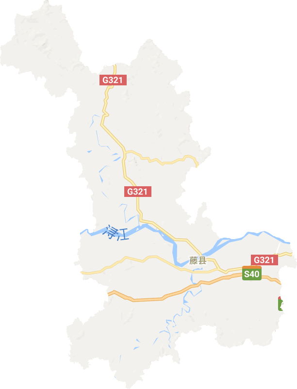 藤县电子地图